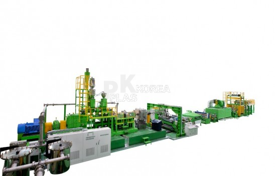 Twin PET sheet Extrusion Line