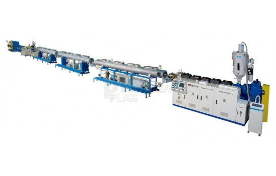 Single Screw Pipe Extrusion Line 